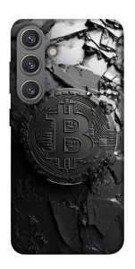 Чехол Dark bitcoin для Galaxy S24