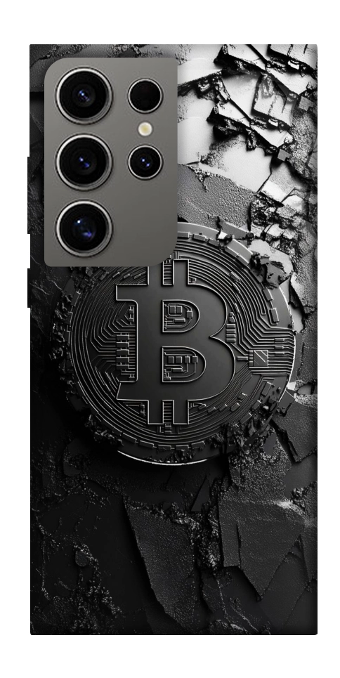 Чехол Dark bitcoin для Galaxy S24 Ultra