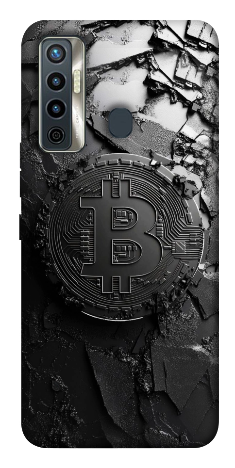 Чохол Dark bitcoin для TECNO Camon 17