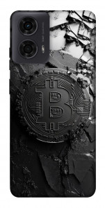 Чехол Dark bitcoin для Motorola Moto G24