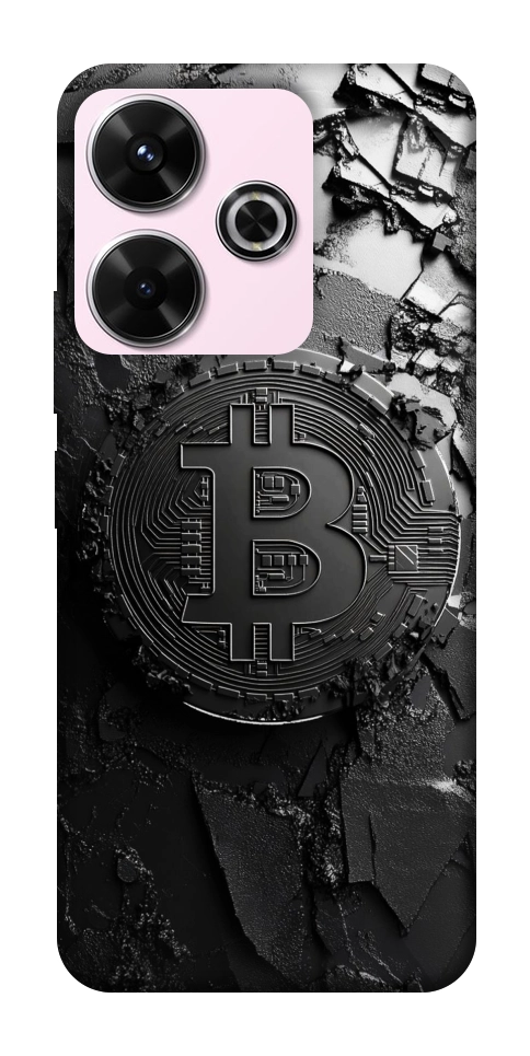 Чехол Dark bitcoin для Xiaomi Redmi 13 4G