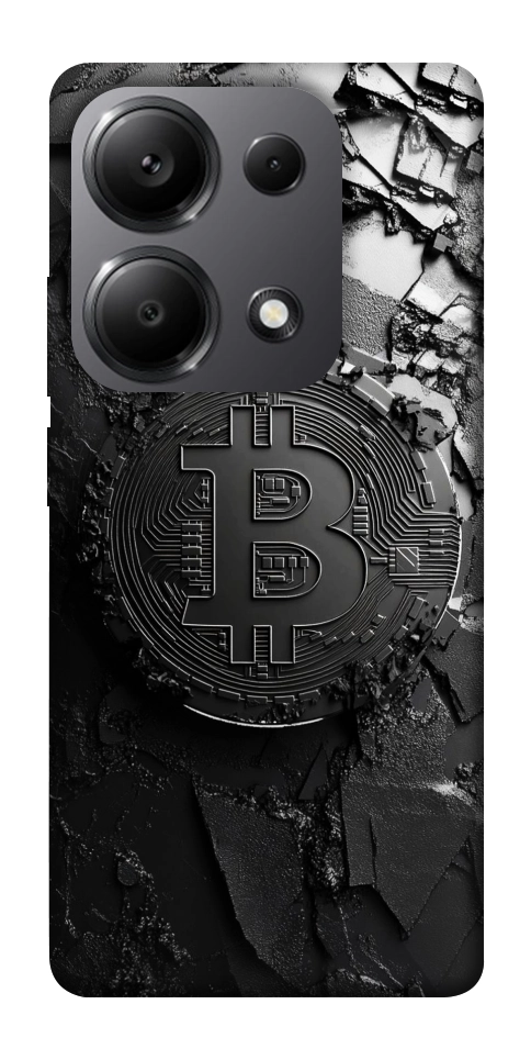 Чехол Dark bitcoin для Xiaomi Redmi Note 13 Pro 5G