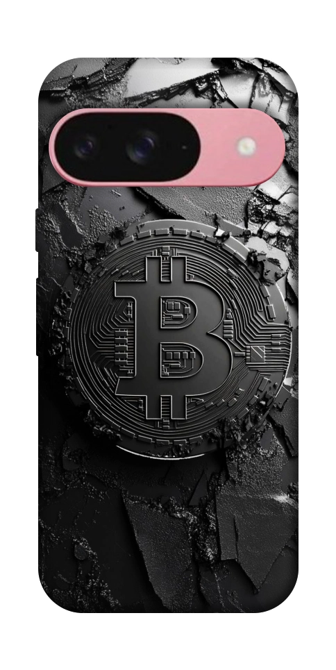 Чехол Dark bitcoin для Google Pixel 9