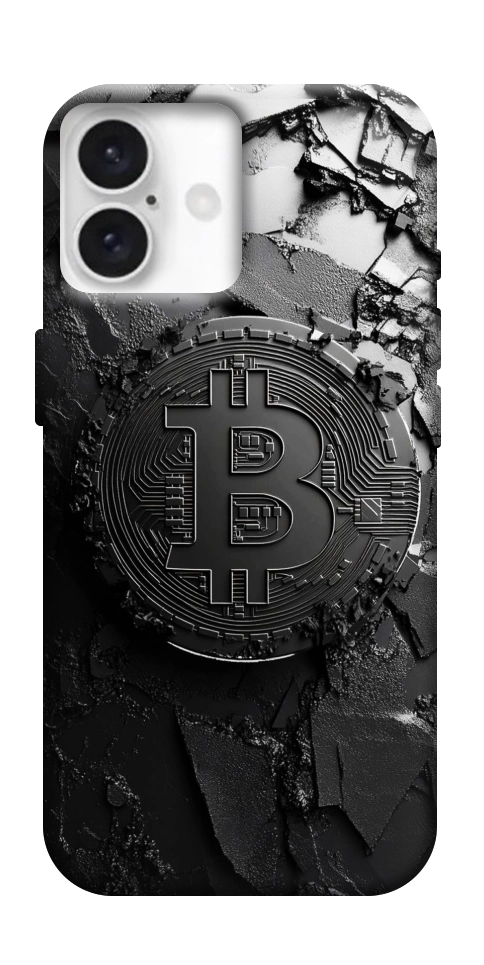 Чохол Dark bitcoin для iPhone 16