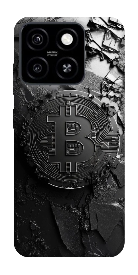 Чехол Dark bitcoin для ZTE Blade A55 4G