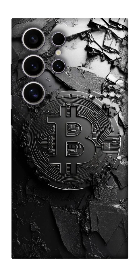 Чохол Dark bitcoin для Galaxy S25 Ultra