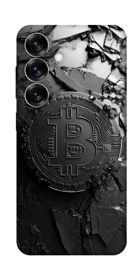 Чехол Dark bitcoin для Galaxy S25+