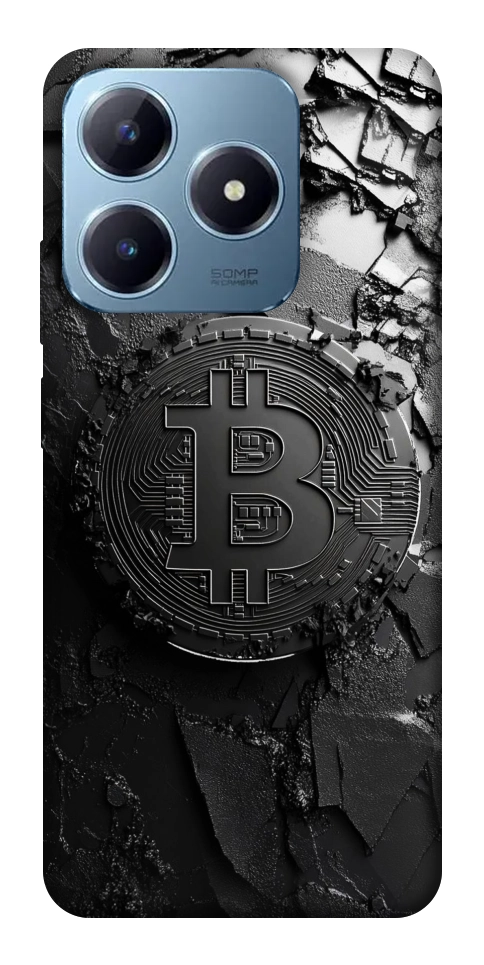 Чехол Dark bitcoin для Realme C63 4G
