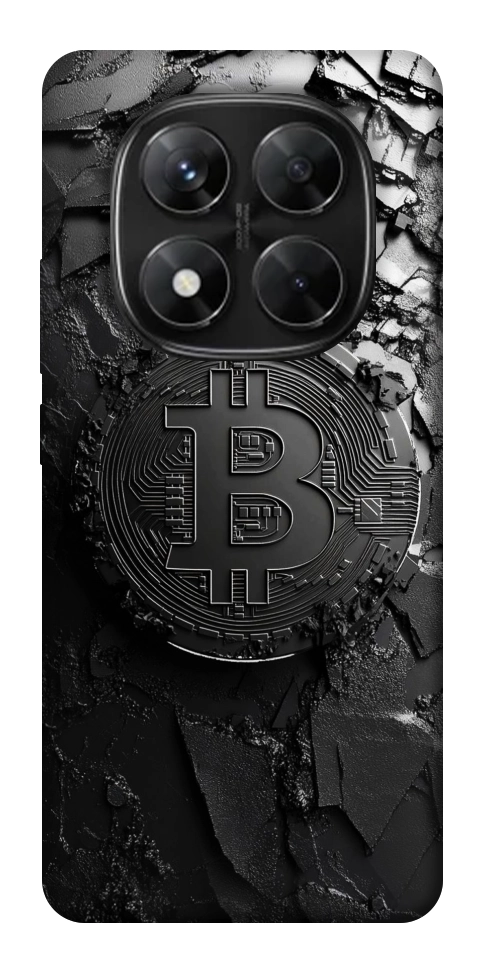 Чехол Dark bitcoin для Xiaomi Redmi Note 14 Pro 5G
