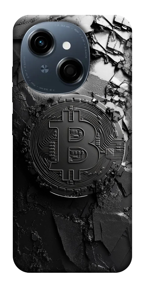 Чохол Dark bitcoin для TECNO Spark Go 1 (KL4)