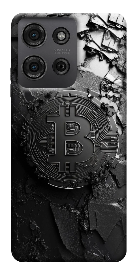 Чохол Dark bitcoin для Motorola Moto G75 5G