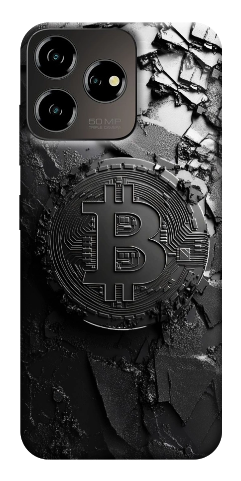Чехол Dark bitcoin для ZTE Blade V50 Design 4G