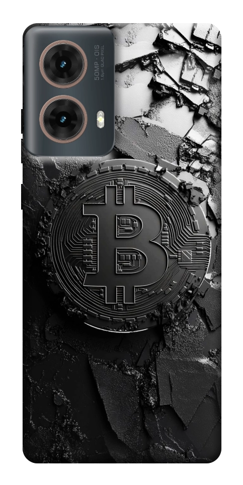 Чохол Dark bitcoin для Motorola Moto G85