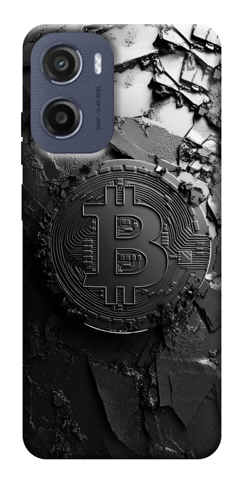 Чехол Dark bitcoin для Motorola Moto E15