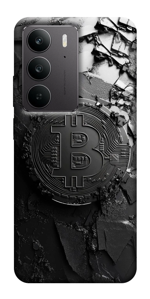 Чехол Dark bitcoin для Realme C75