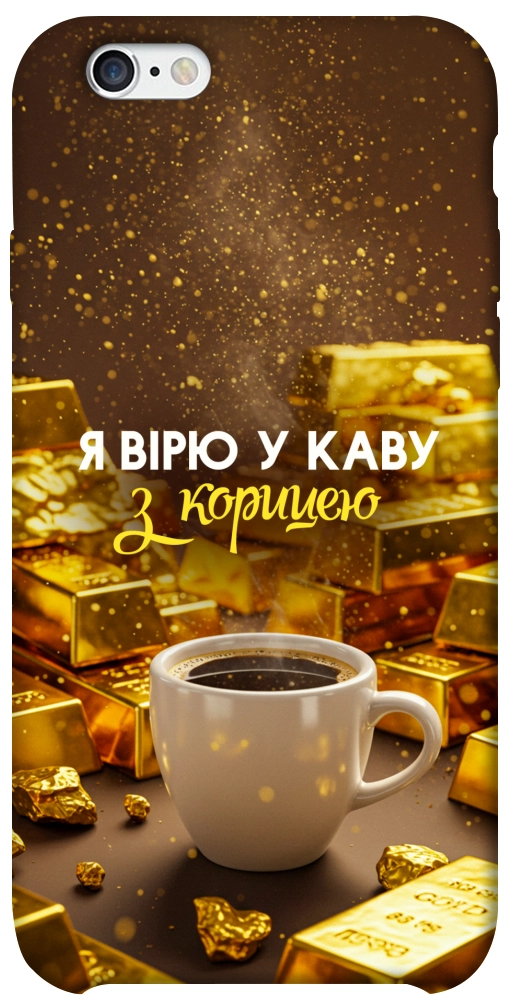 Чехол Верю в кофе для iPhone 6