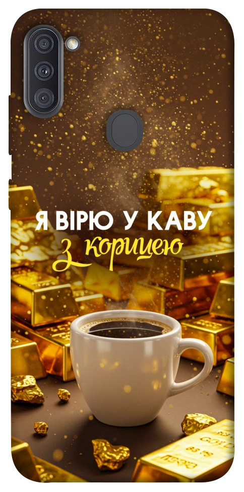 Чехол Верю в кофе для Galaxy A11 (2020)