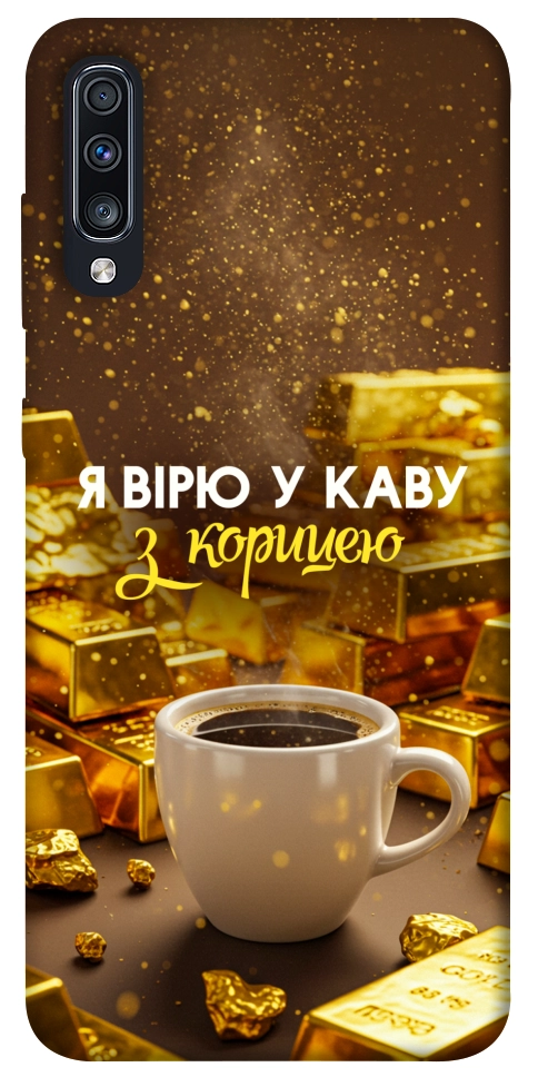 Чехол Верю в кофе для Galaxy A70 (2019)