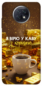 Чехол Верю в кофе для Xiaomi Redmi Note 9 5G