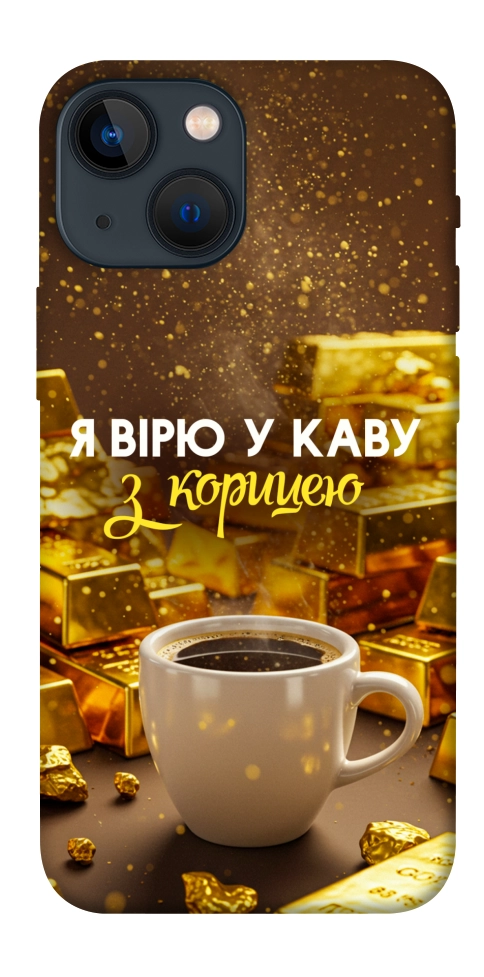 Чехол Верю в кофе для iPhone 13 mini
