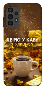 Чехол Верю в кофе для Galaxy A13 4G