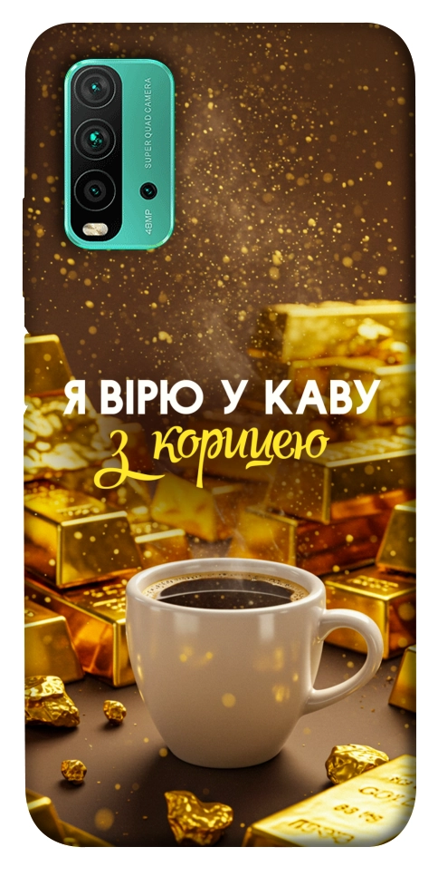 Чехол Верю в кофе для Xiaomi Redmi Note 9 4G
