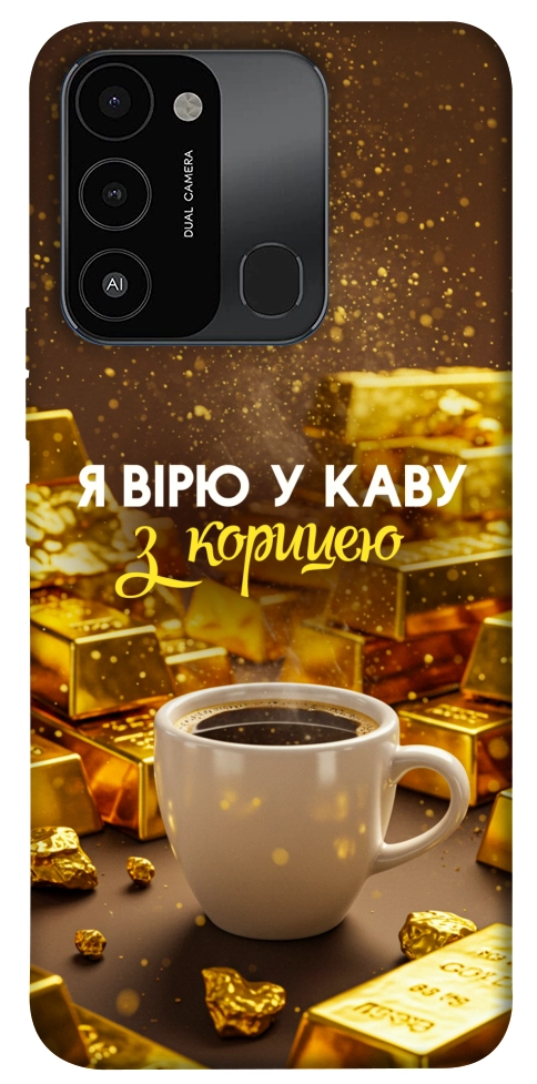 Чехол Верю в кофе для TECNO Spark 8C