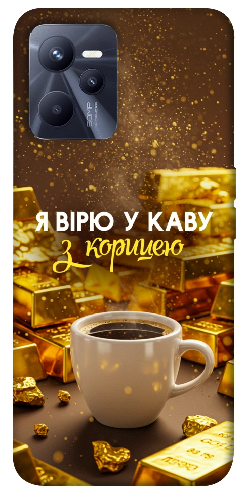Чехол Верю в кофе для Realme C35