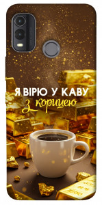 Чехол Верю в кофе для Nokia G11 Plus