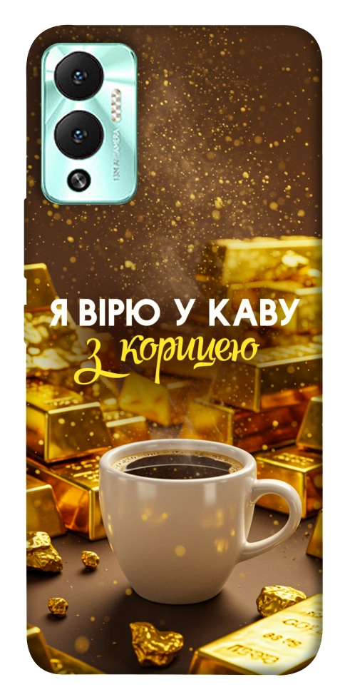 Чехол Верю в кофе для Infinix Hot 12 Play