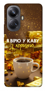 Чехол Верю в кофе для Realme 10 Pro+