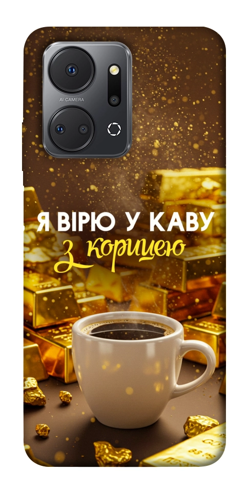 Чехол Верю в кофе для Huawei Honor X7a