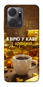 Чехол Верю в кофе для Huawei Honor X7a