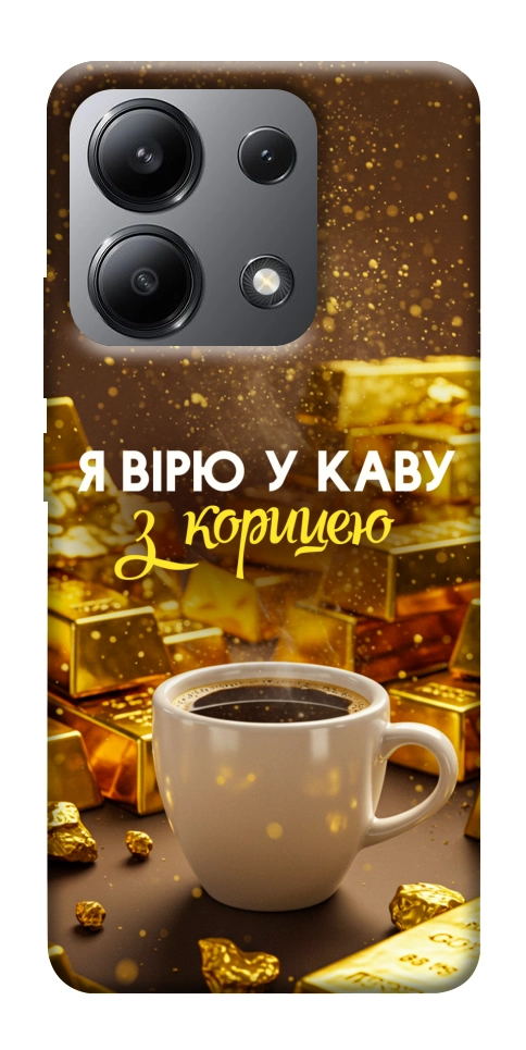 Чехол Верю в кофе для Xiaomi Redmi Note 13 4G
