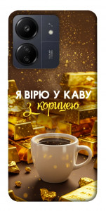 Чехол Верю в кофе для Xiaomi Poco C65