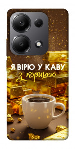 Чехол Верю в кофе для Xiaomi Redmi Note 13 Pro 5G