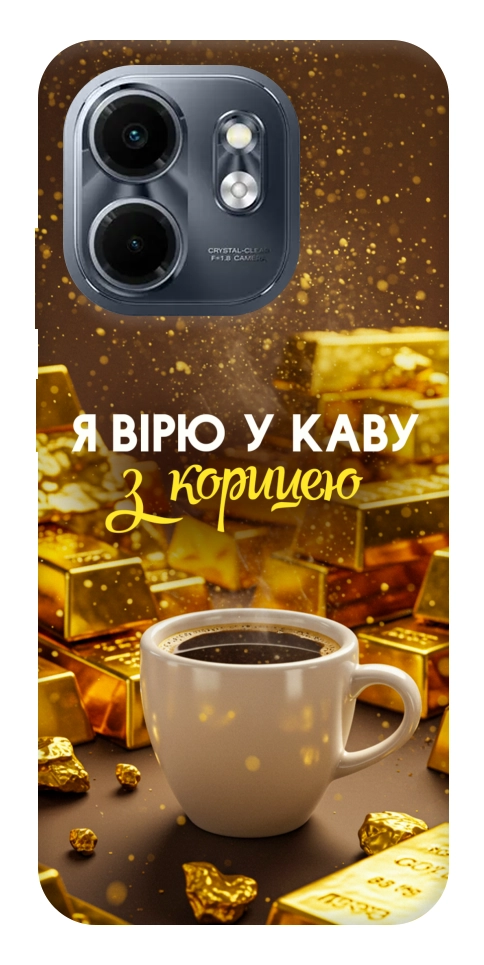 Чехол Верю в кофе для Infinix Smart 9 4G