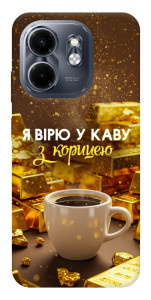Чехол Верю в кофе для Infinix Smart 9 4G