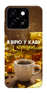 Чехол Верю в кофе для ZTE Blade A55 4G