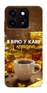 Чехол Верю в кофе для ZTE Blade A35 4G