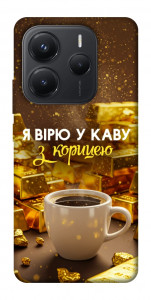 Чехол Верю в кофе для Xiaomi Redmi Note 14 5G