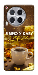 Чехол Верю в кофе для TECNO Camon 30 (CL6)