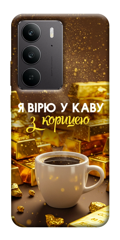 Чехол Верю в кофе для Realme C75