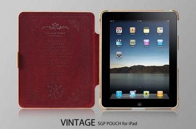Фото Кожаный чехол SGP Vintage (замш)  для iPad в маназині vchehle.ua