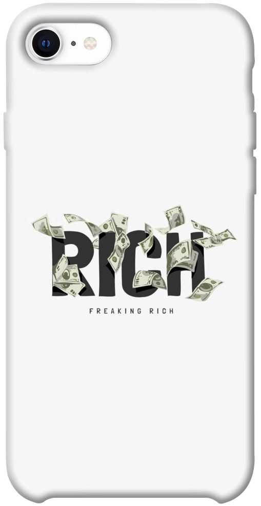Чехол Freaking rich для iPhone SE (2020)