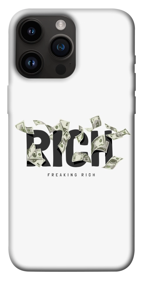 Чохол Freaking rich для iPhone 14 Pro Max