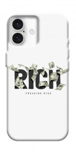 Чохол Freaking rich для iPhone 16