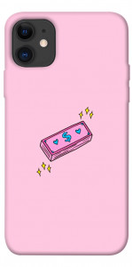 Чохол Simple pink money для iPhone 11