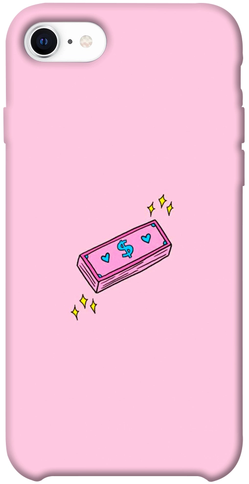 Чохол Simple pink money для iPhone SE (2020)