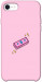 Чохол Simple pink money для iPhone SE (2020)